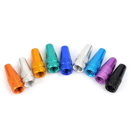 Aluminum Alloy Bike Valve Caps – 8 Piece Pack