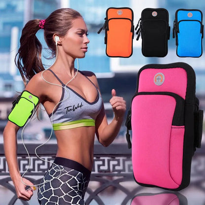 Brassard de Course | Pochette Réglable Antichoc pour Smartphones jusqu'à 6 Pouces
