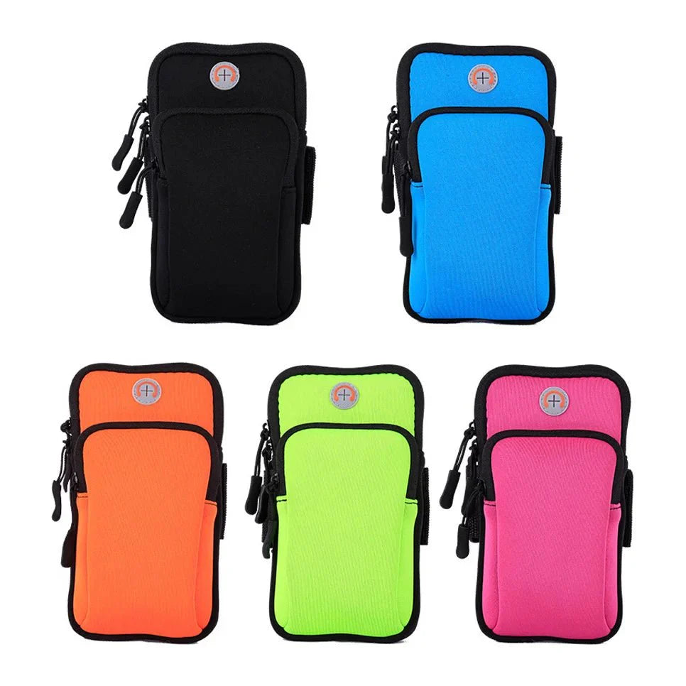 Brassard de Course | Pochette Réglable Antichoc pour Smartphones jusqu'à 6 Pouces