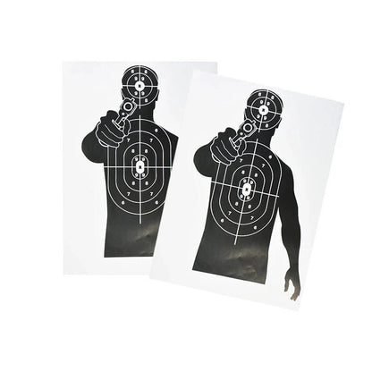 Archery Paper Targets | 5-Pack Large Practice Sheets for Shooting