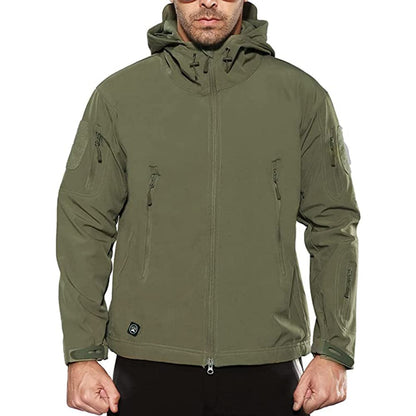 Army Outdoor Tactical Waterproof Softshell Fleece Jacket