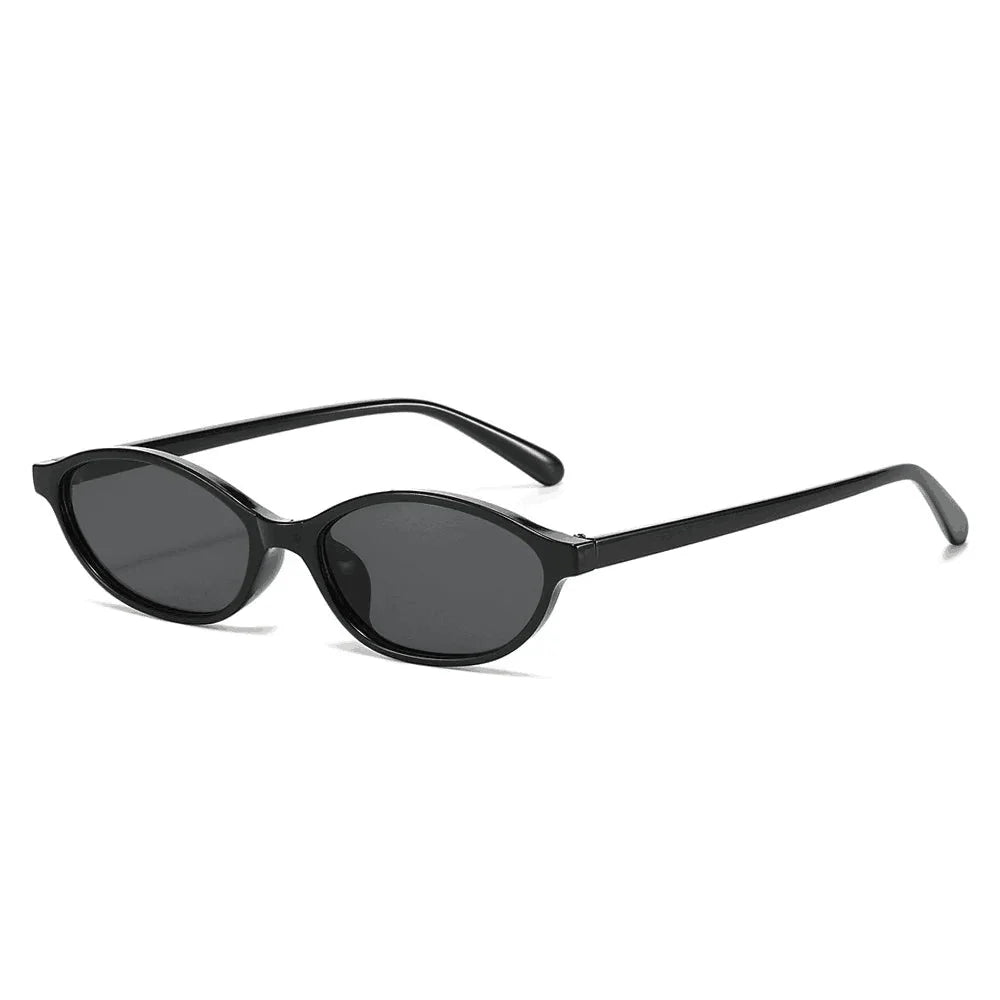 Leopard Brown Oval Sunglasses | Retro UV Protection Small Frame Eyewear for Women