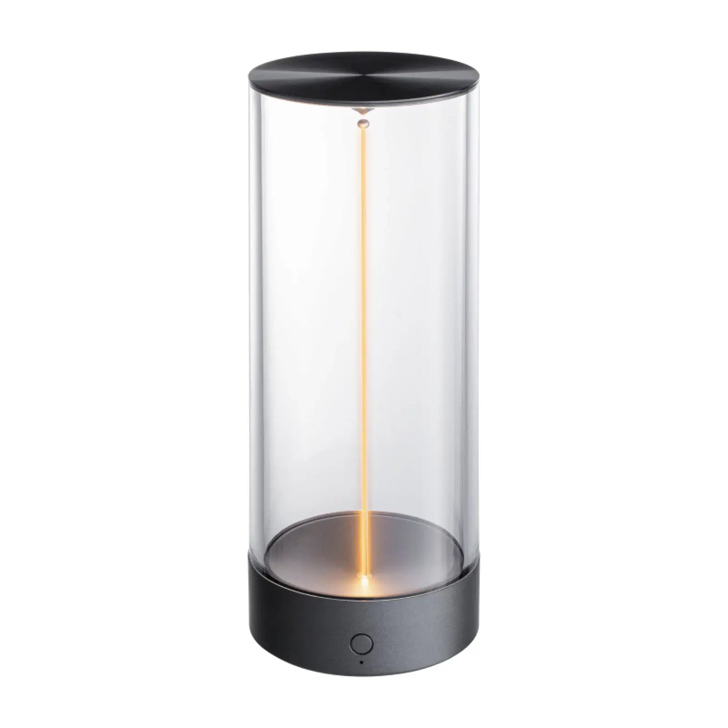 Lámpara de mesa LED inalámbrica minimalista AUGE Light, blanca, gris