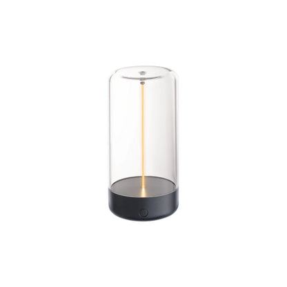 Lámpara de mesa LED inalámbrica minimalista AUGE Light, blanca, gris