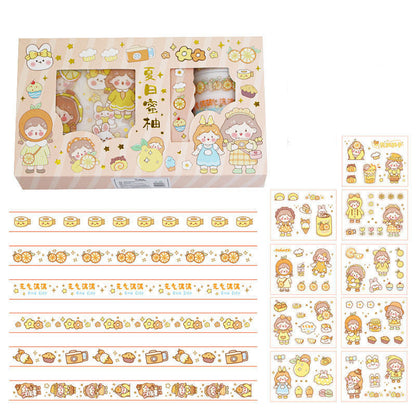 Hand Account Sticker Tape Gift Box Set