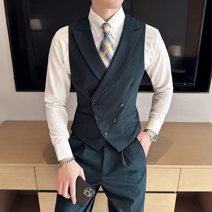 Black Milano Suit Includes Jacket Waistcoat Trousers