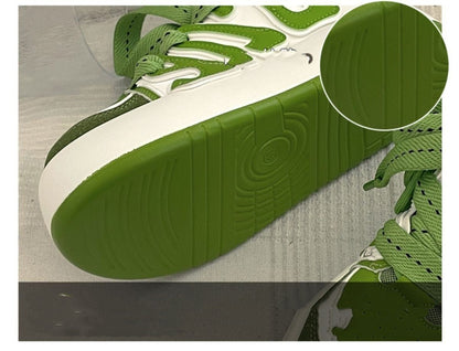 Chaussures de sport décontractées, style rétro rouge, polyvalentes, design montantes, pour la rue