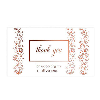 English Holiday Thank You Simple And DIY Creative Greeting Card