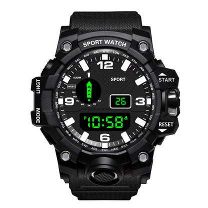 Men's Waterproof Sports Watch – Multifunctional Luminous Electronic
