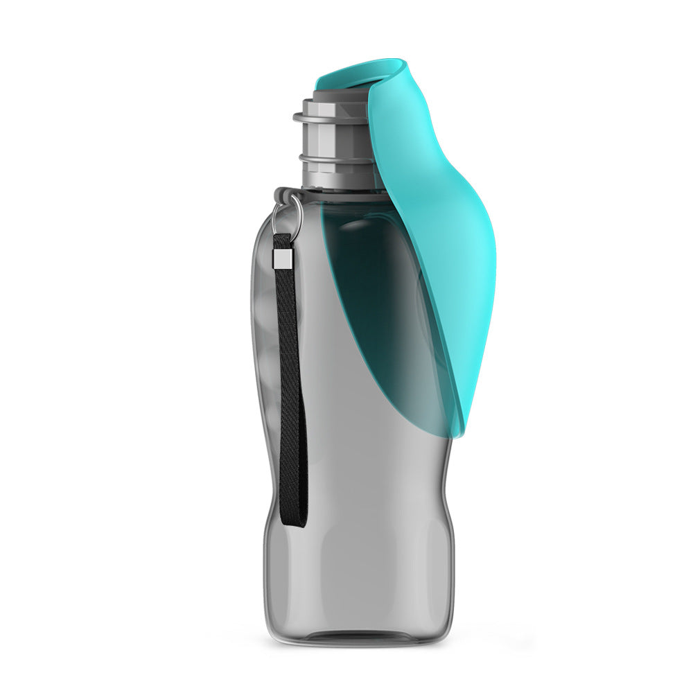 Botella de agua de 800ml para perros, portátil, de alta capacidad, a prueba de fugas, cuenco plegable para beber, para Golden Retriever, suministros para paseos al aire libre, productos para mascotas