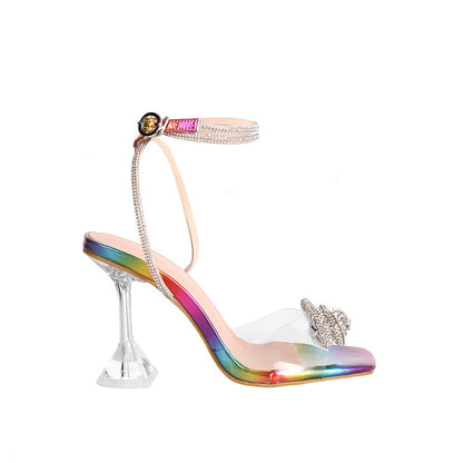 Transparent High Heel Sandals Shoes