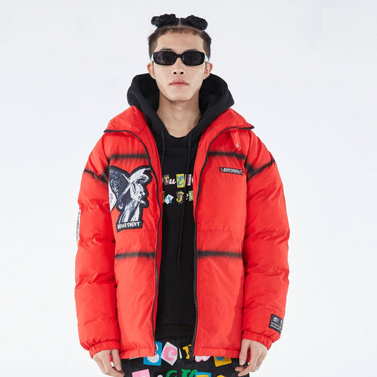 Loose Cotton Jacket Thickened In Winter