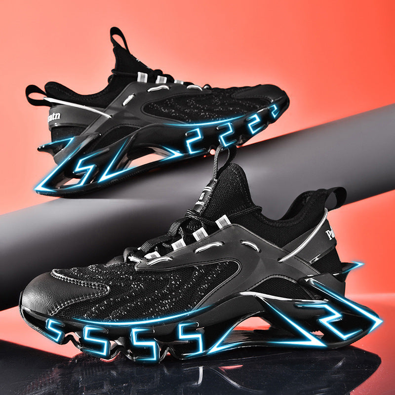 Chaussures de sport pour hommes, grandes tailles, chaussures chaussettes, maille, chaussures coréennes, chaussures tendance pour hommes