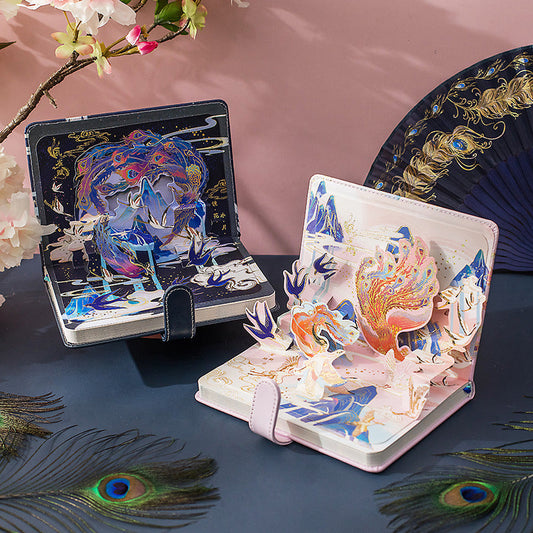 Tianlanlu Peacock Fu Series Handbook Gift Box Set