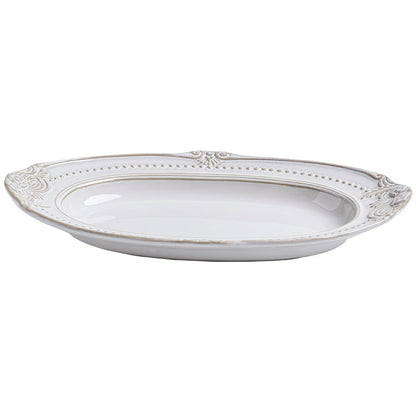 Relief Ceramic Tableware Rice Bowl Plate