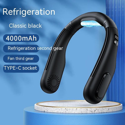 Ventilador pequeño recargable portátil con soporte para refrigeración