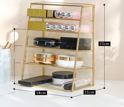 Table Glass Cosmetic Storage Box