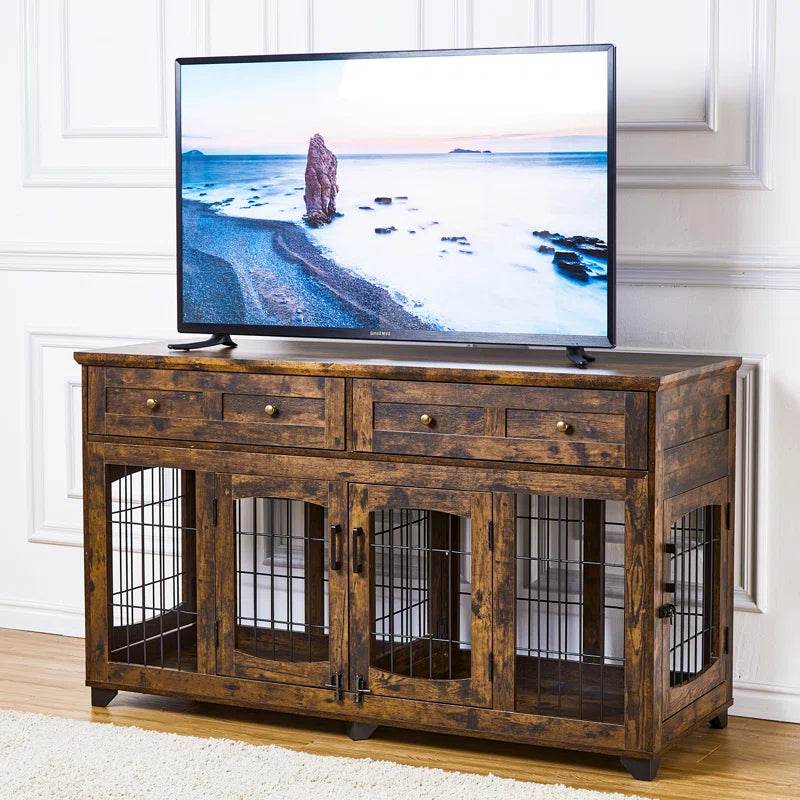 Modern Console Dog Crate
