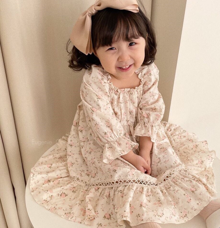 Robe coréenne pour enfants Robe de style fille