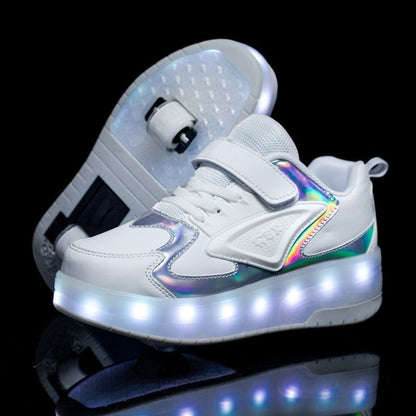 Chaussures de Skate à roulettes (deux roues) pour garçons et filles Heelys en maille