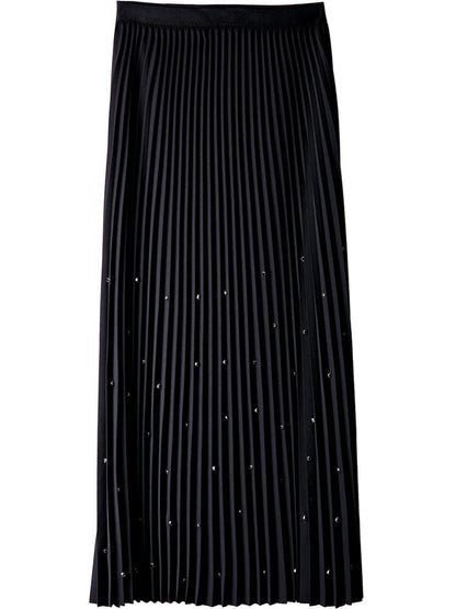 Heavy Industry Pleated Skirt Large Swing Umbrella Skirt Mid-length