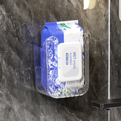 Punch-free Light Luxury Wall-mounted Wipes Storage Box