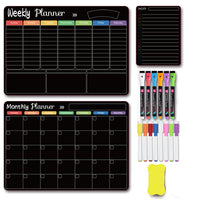 Calendar Magnetic White-board Wall Sticker Learning Schedule Refridgerator Magnets Message Board