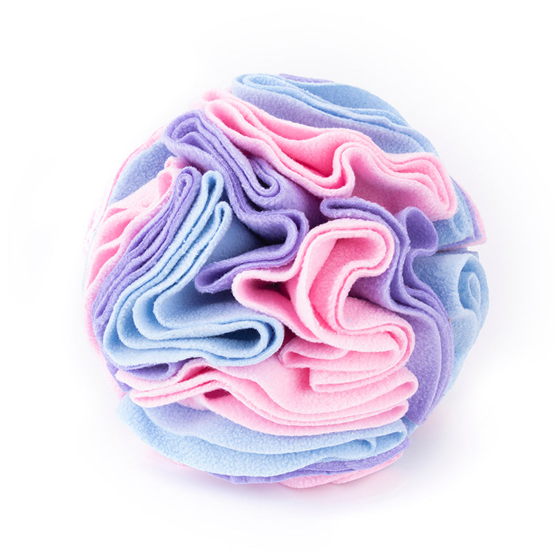 Balle à Renifler Jouet Interactif pour Chien Balle Jouets Puzzles de Stimulation Mentale pour Chien Tapis de Nourriture pour Jeu d'Enrichissement pour Chiens Soulagement du Stress Portable Lavable en Machine
