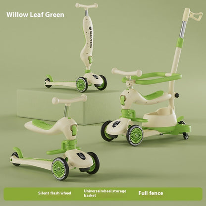 Children's Scooter Multifunctional Music Flash Scooter