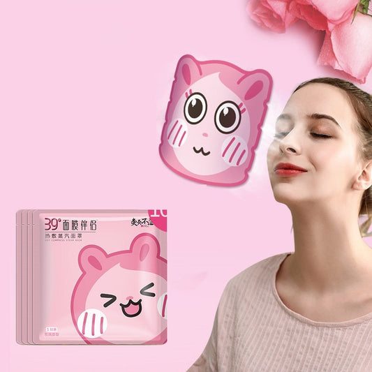 Hot Compress Steam Mask With Peach And Rose Fragrance