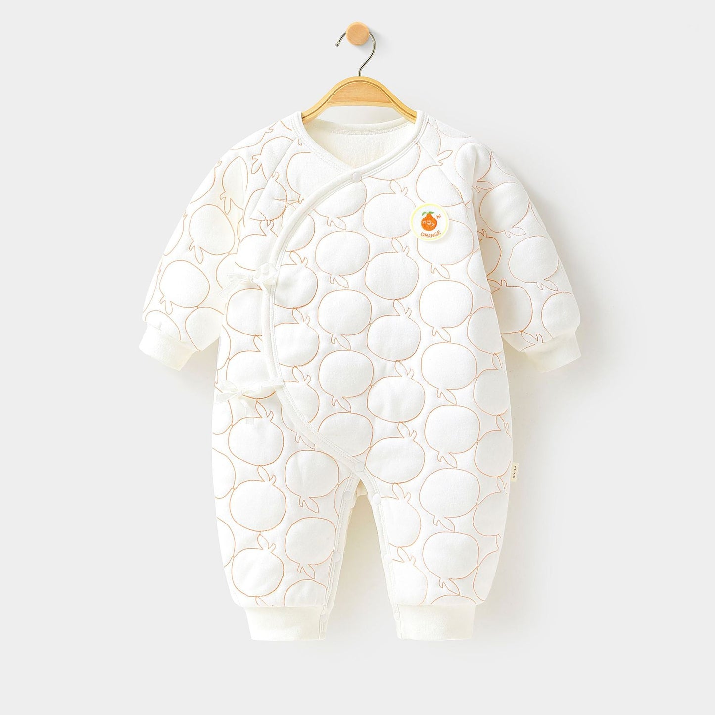 Body bébé Combinaison bébé chaude en coton fin Papillon Vêtements de maison Barboteuse