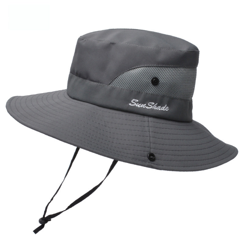 Chapeau de soleil pliable unisexe d'été Pêcheur Hommes Femmes Large bord Décontracté Extérieur Voyage Plage Protection solaire Anti-UV Chapeaux de soleil