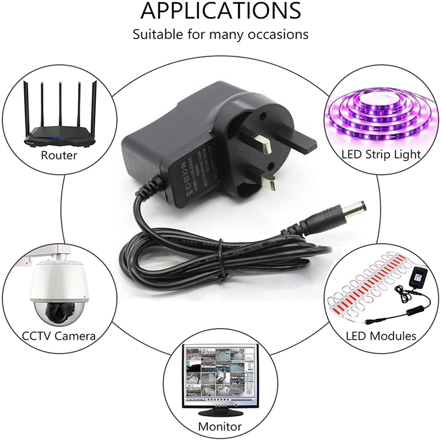 12v 1a Ac -dc Electronics