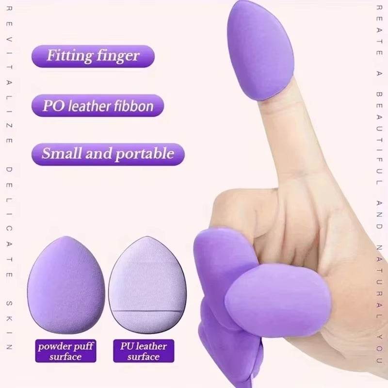 Lot de 12 éponges de maquillage – Houppettes, mini-coussins, éponges beauté pour tous les usages