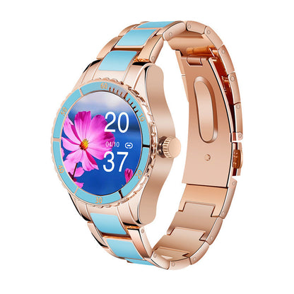 Montre Intelligente Femme Appel Bluetooth Lecteur de Musique Fréquence Cardiaque Bracelet de Sport