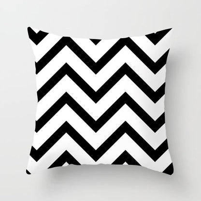 Housse de coussin de canapé abstraite géométrique moderne pour articles ménagers automobiles