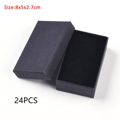 Caja de regalo de cartón rectangular para joyería