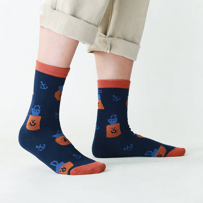 Mi-chaussettes préppy automne hiver