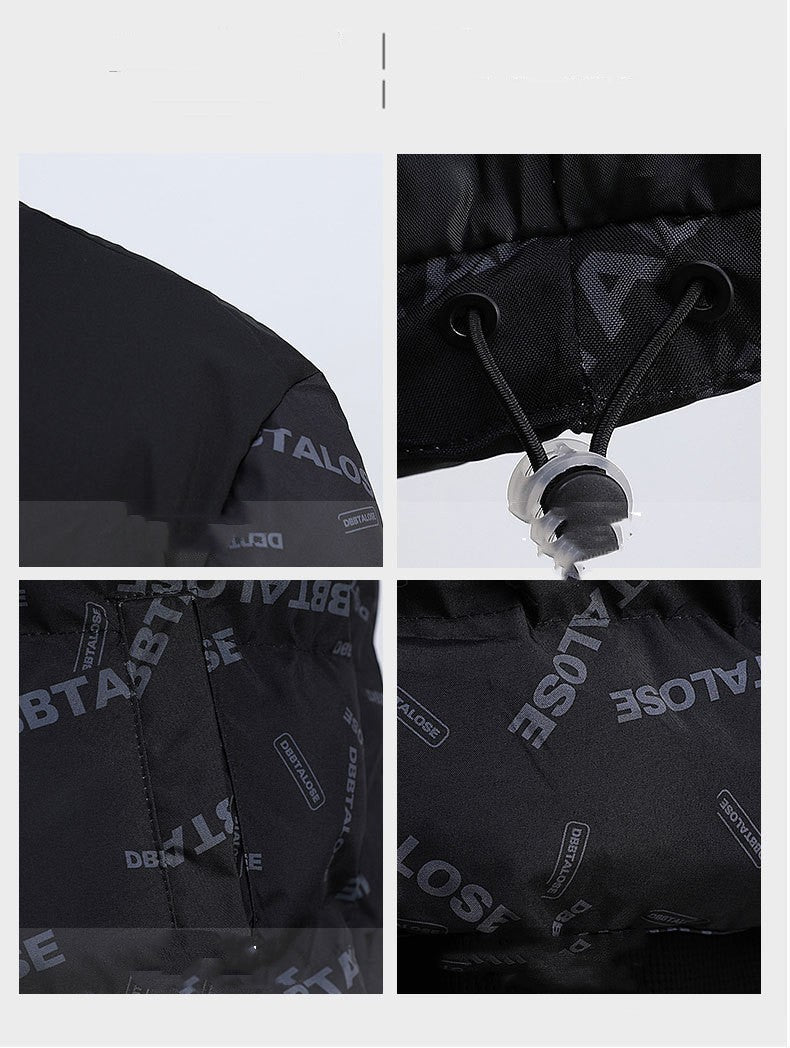 Manteau d'hiver rembourré en coton imprimé