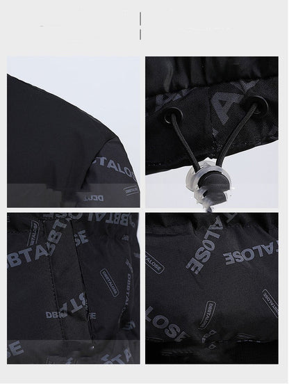 Manteau d'hiver rembourré en coton imprimé