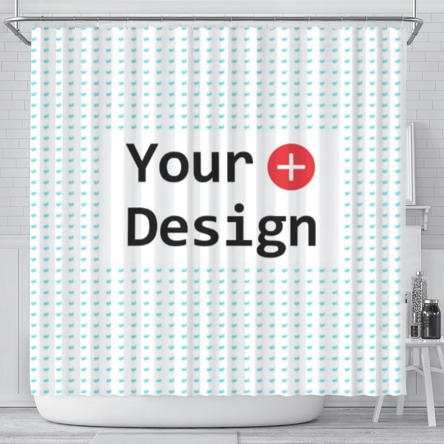 POD - Rideau de douche personnalisé