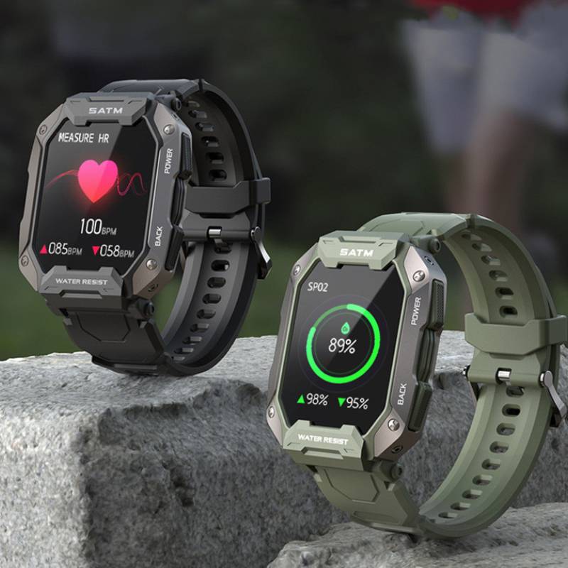Nouvelle montre intelligente C20 étanche 5ATM, trois résistances