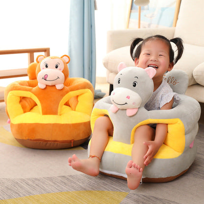 Jouets en peluche mignons anti-basculement pour bébé apprenant à s'asseoir sur le canapé