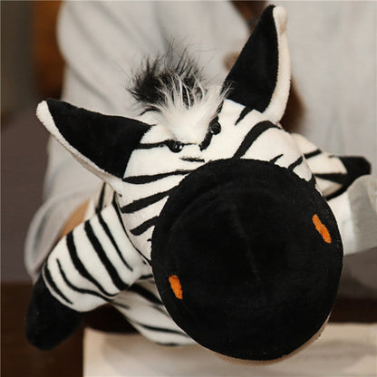 Hand puppet animal plush cartoon early childhood dolls, toys, children's kindergarten story telling, hand puppet creative wholesale