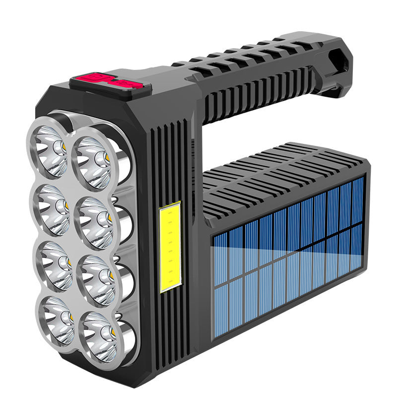 Linterna Led Recargable Solar Usb
