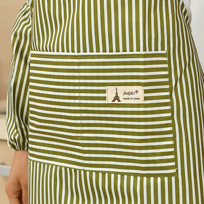 Peach Skin Fabric Cloth Stain-resistant Apron Set