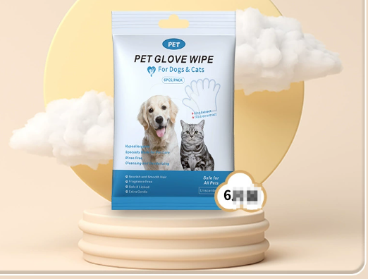 Pet Cleaning Gloves & Wipes – Gentle Grooming & Hygiene Kit for Dogs & Cats