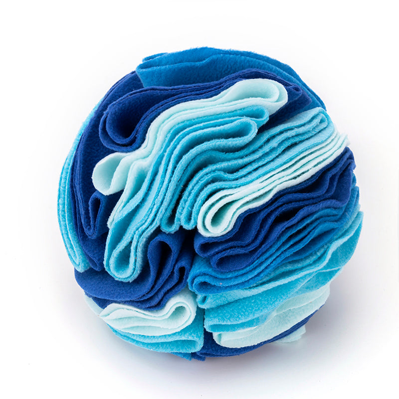 Balle à Renifler Jouet Interactif pour Chien Balle Jouets Puzzles de Stimulation Mentale pour Chien Tapis de Nourriture pour Jeu d'Enrichissement pour Chiens Soulagement du Stress Portable Lavable en Machine