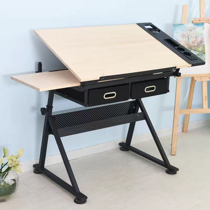 Tablero de dibujo marco ajustable, mesa de pintura elevable, caballete de bocetos ajustable, caballete de arte, mini tablero de dibujo