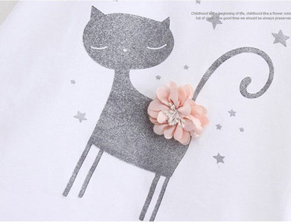 Fashion Girl Cartoon Cute Short Skirt Two-piece Suit